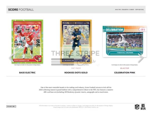 NFL 2024 Panini Score Football Retail Box - Image 2