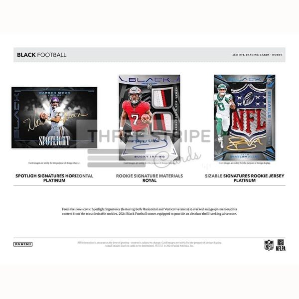 NFL 2024 Panini Black Football Hobby Box - Image 4