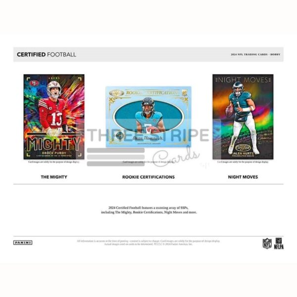 NFL 2024 Panini Certified Football Hobby Box - Image 3