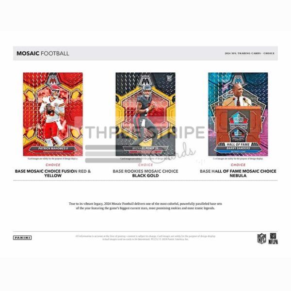 NFL 2024 Panini Mosaic Choice Football Box - Image 2