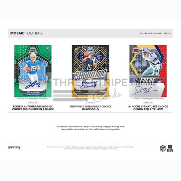 NFL 2024 Panini Mosaic Choice Football Box - Image 3