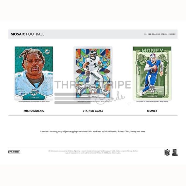 NFL 2024 Panini Mosaic Choice Football Box - Image 4