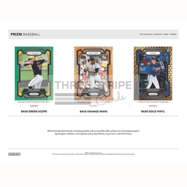 MLB 2024 Panini Prizm Baseball Hobby Box - Image 2