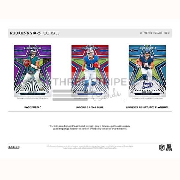 NFL 2024 Panini Rookies & Stars Football Hobby Box - Image 2