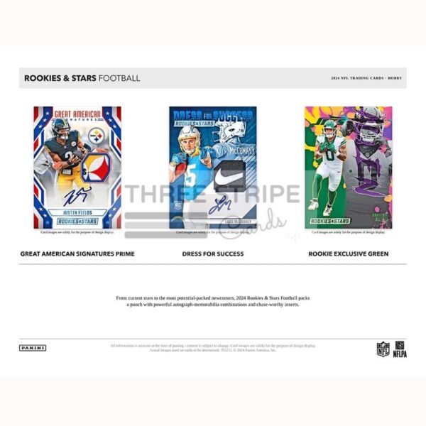 NFL 2024 Panini Rookies & Stars Football Hobby Box - Image 4